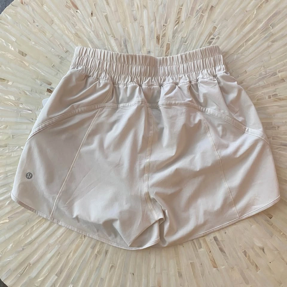 NWT Lululemon Track That High-Rise Short Lined 5” - Light Ivory, - photo 2