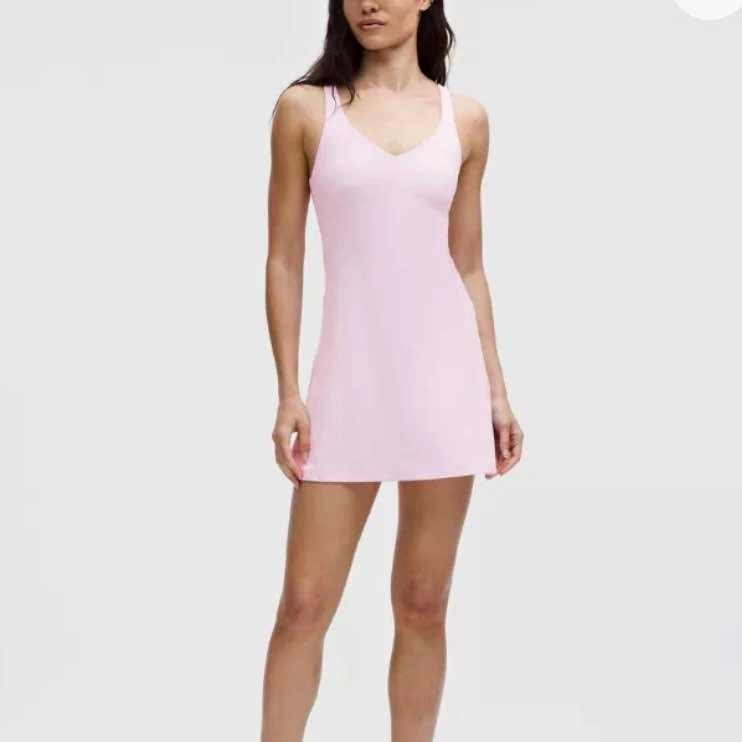NWT Lululemon Align Dress - Pink Organza, Size 8