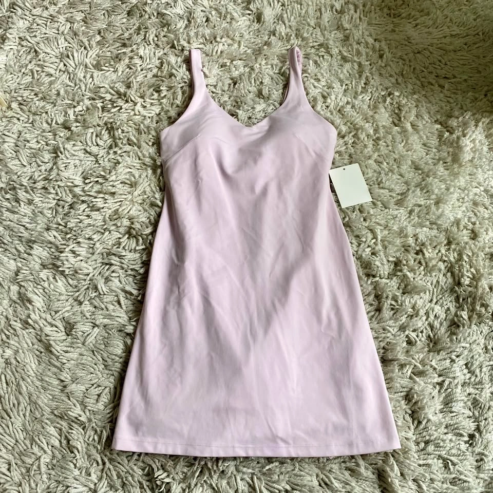 NWT Lululemon Align Dress - Pink Organza, Size 8 - photo 3