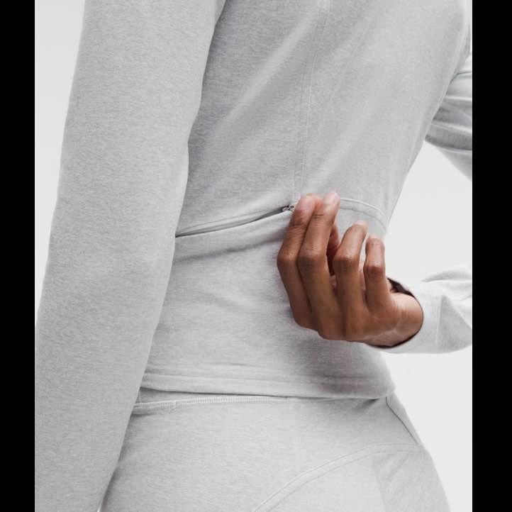 NWT Lululemon Softy Suedey Slim-Fit Jacket - Crescent Moon - photo 3