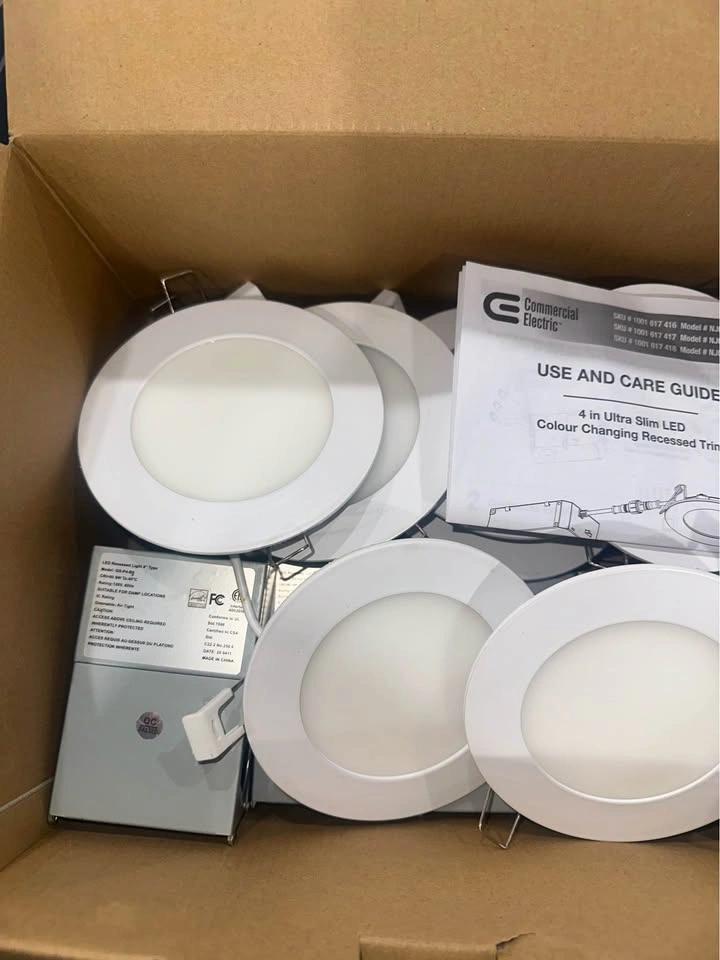 12-Pack LED Recessed Pot Lights – Brand New - photo 3