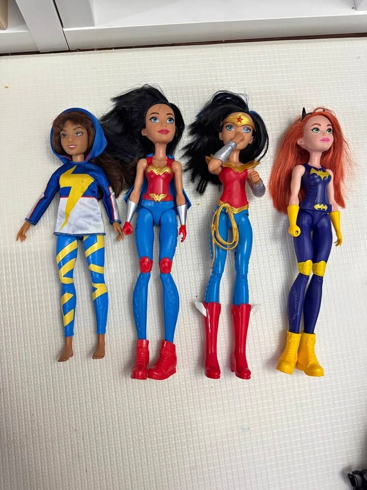 DC Super Hero Girls Doll Lot of 4