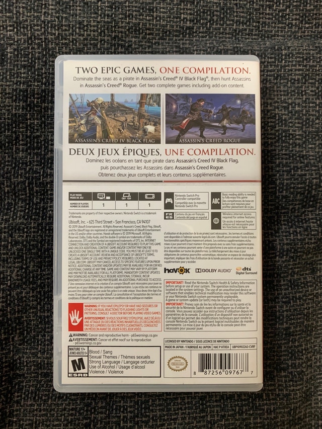Assassin's Creed: The Rebel Collection (Nintendo Switch) - photo 3