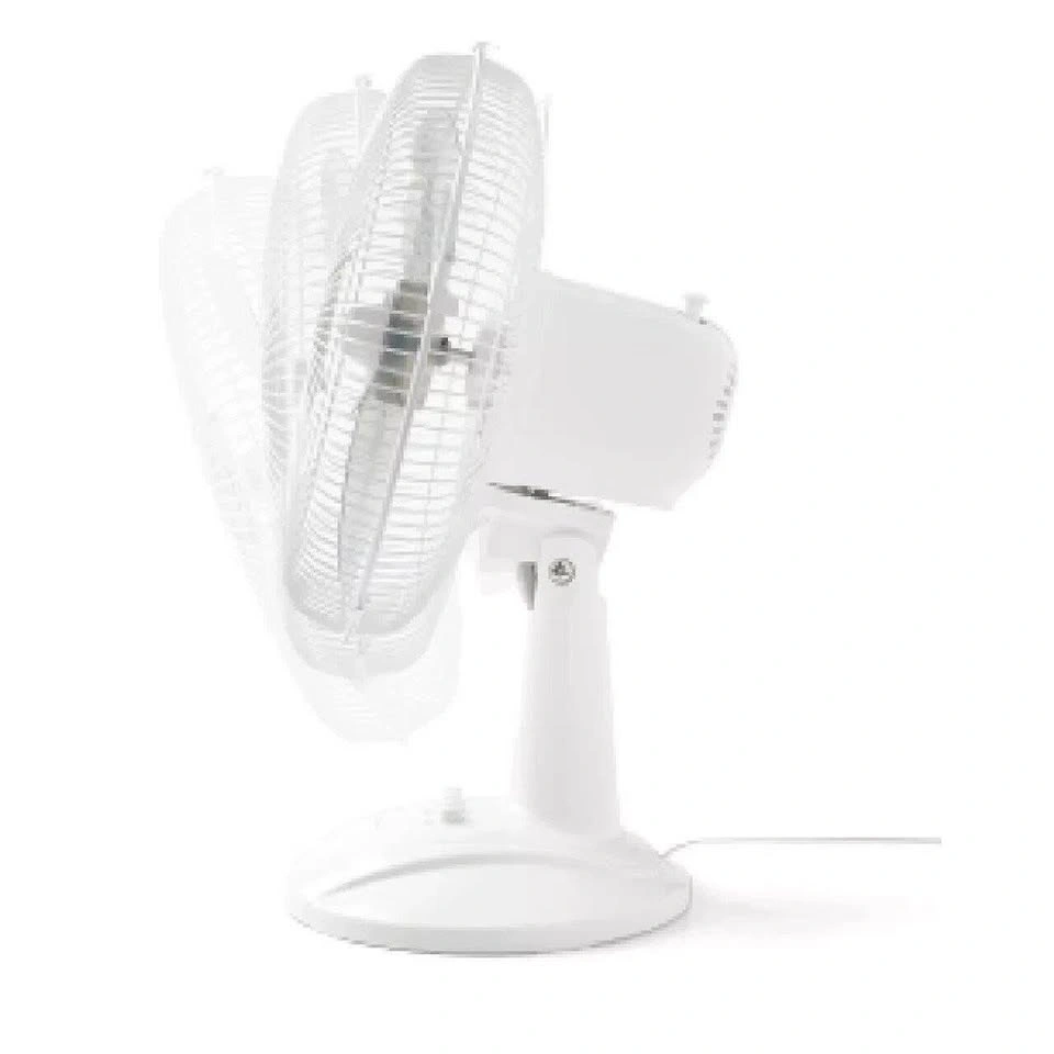 NEW-MAINSTAYS Oscillating Table Fan, White - photo 3