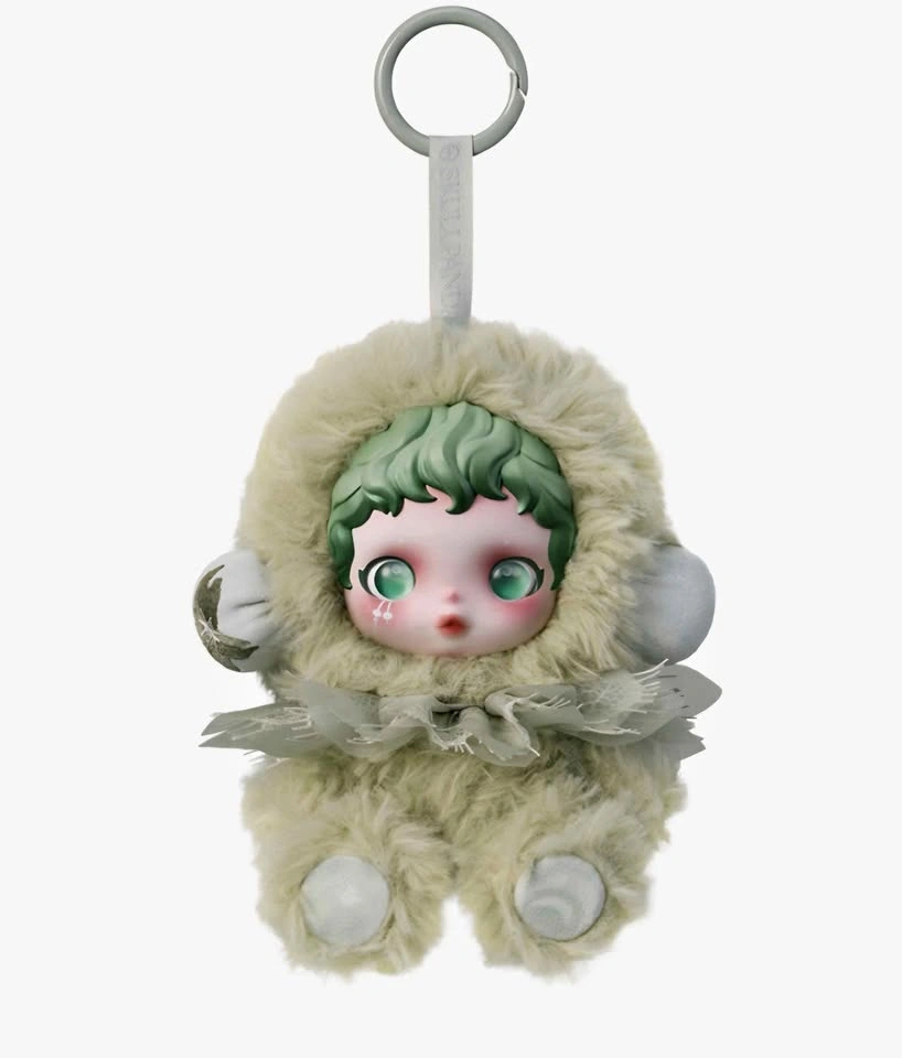 Skullpanda Pond (Green) L'impressionisme plush pendant popmart