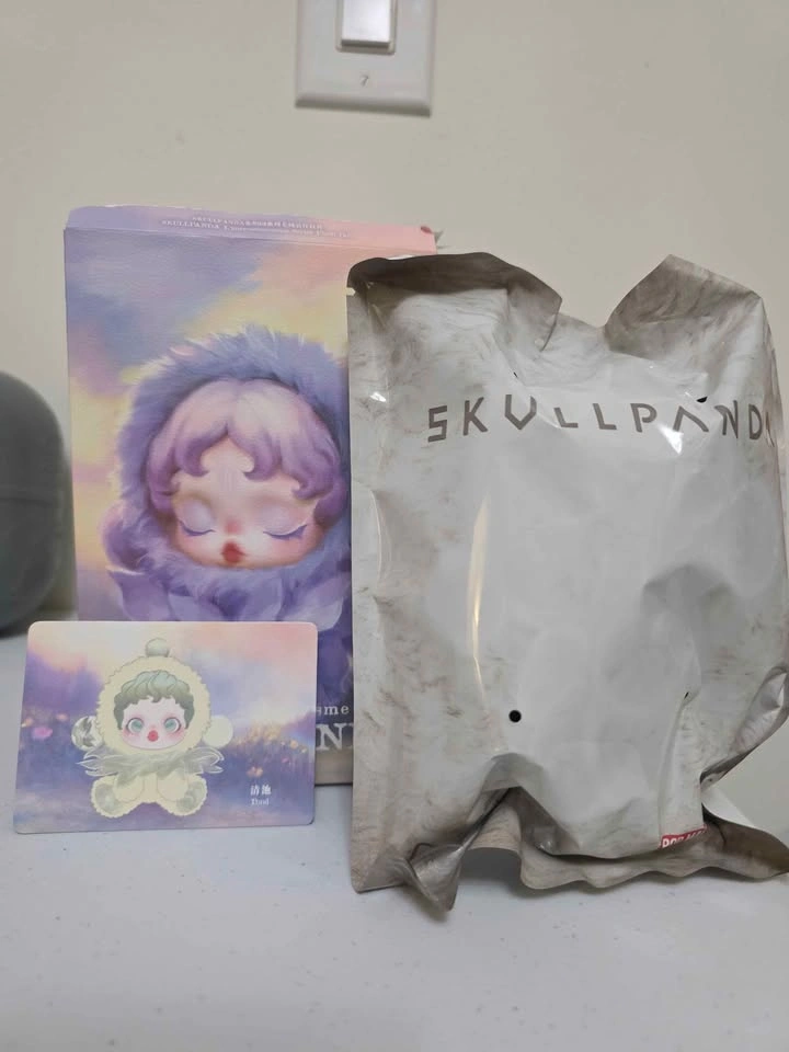 Skullpanda Pond (Green) L'impressionisme plush pendant popmart - photo 3
