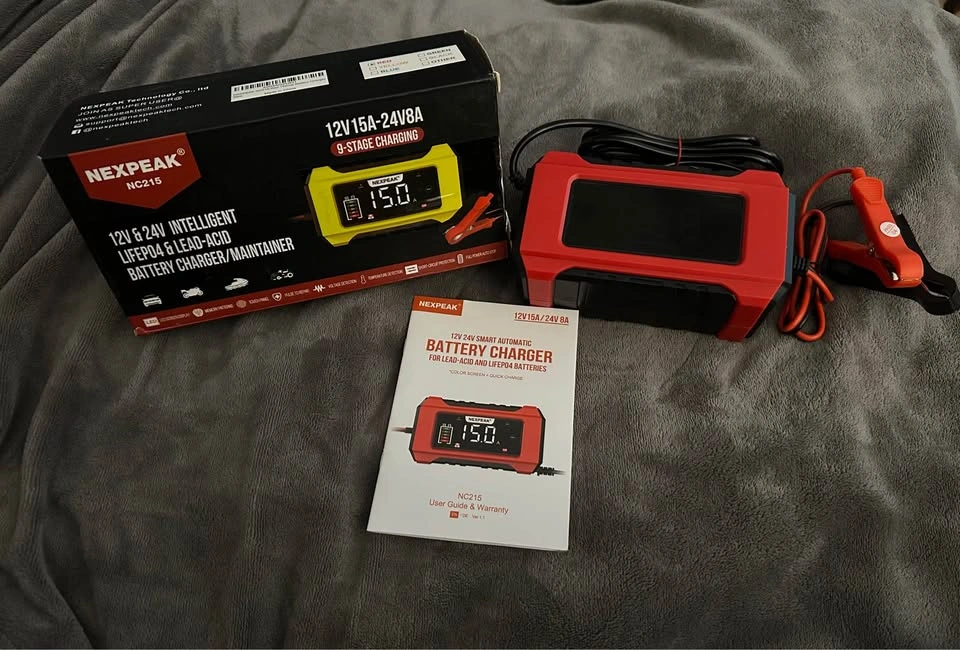NEXPEAK NC215 Smart 12V 24V Battery Charger - photo 2