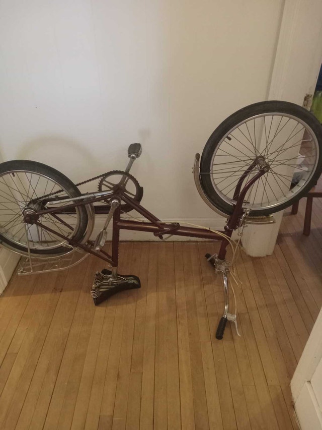 vintage super cycle foldable bike