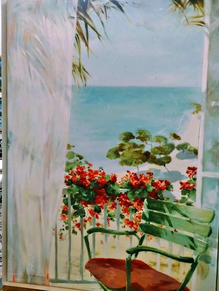 Beautiful Vintage Wall Art 32"x24" - $35