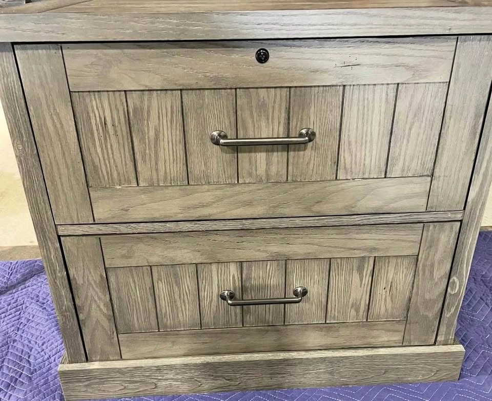 Large 2-Drawer File Cabinet or Dresser with Lock