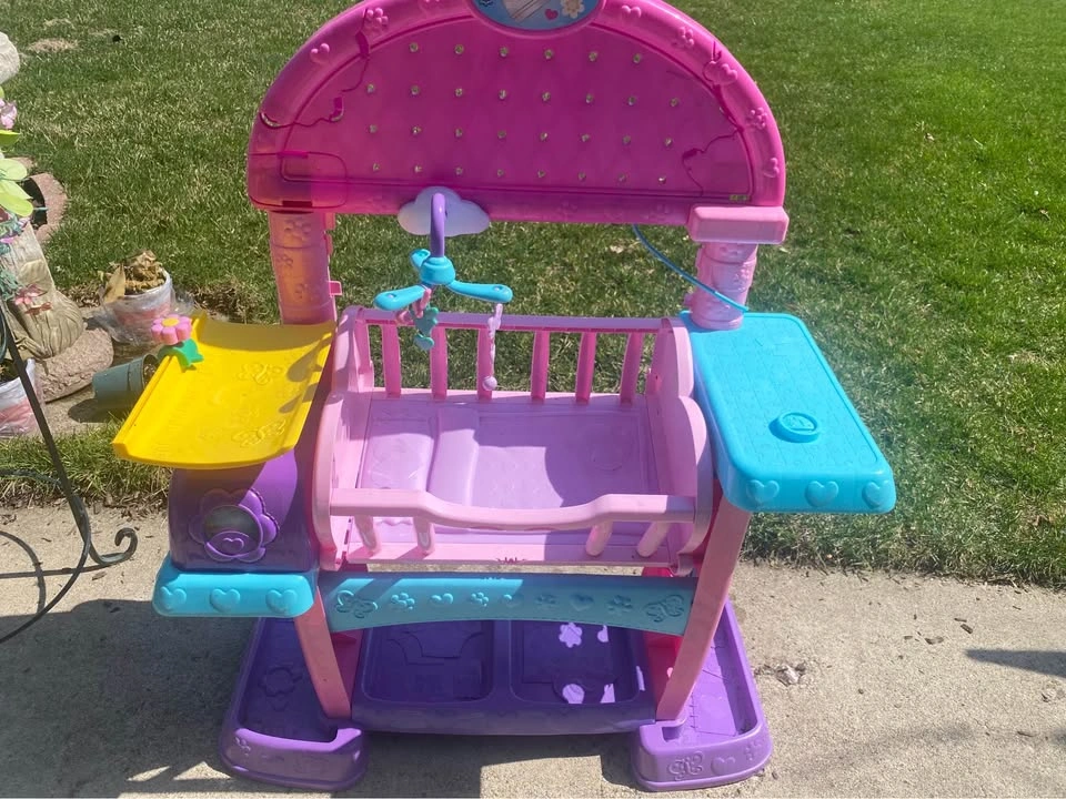 Girl Play Cradle Baby Changing Toy - photo 2