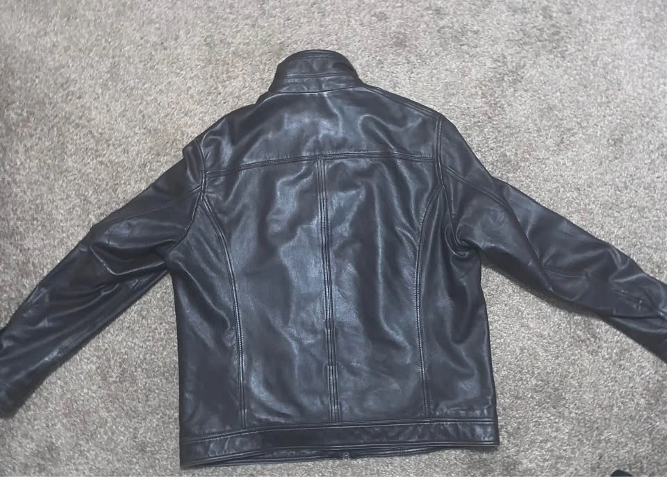 Men's 2XL Danier Leather Bomber Jacket w/ Insulated Insert - photo 2