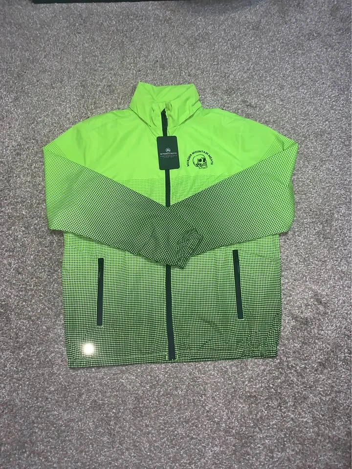 Men's Large Neon Green Stormtech Jacket