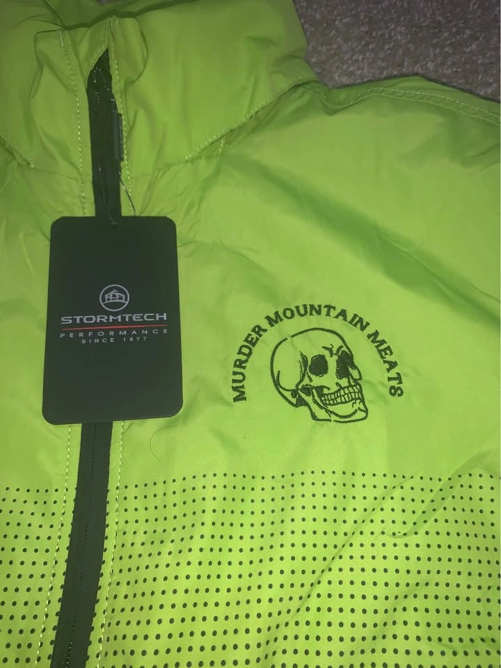 Men's Large Neon Green Stormtech Jacket - photo 4