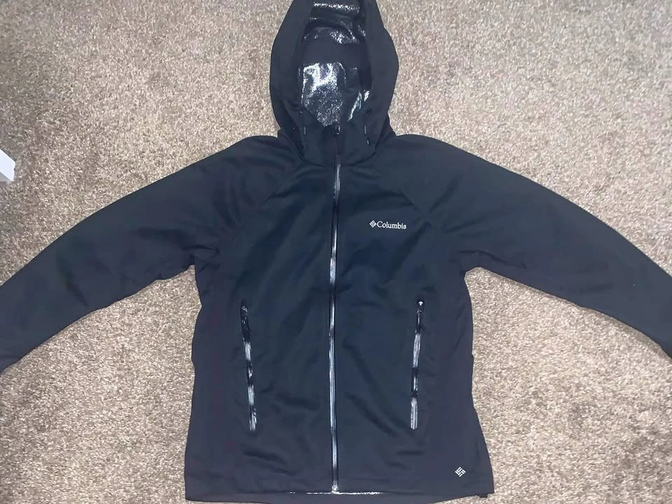 Men's Large Columbia Omni-Heat Insulated Jacket Black