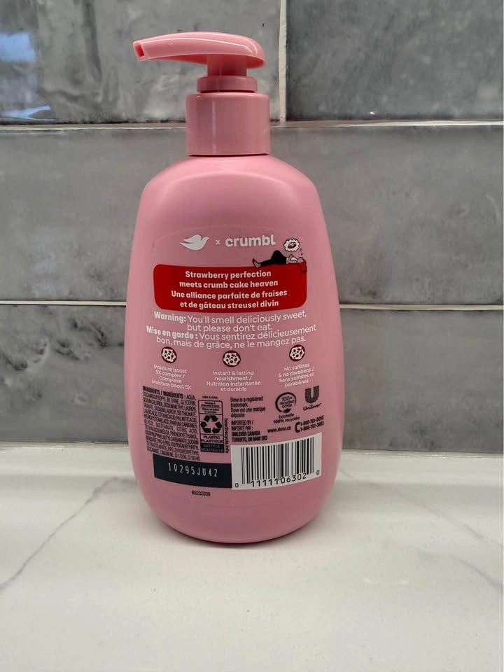 Dove Crumble Hand Soap - Strawberry Crumb Cake - photo 3
