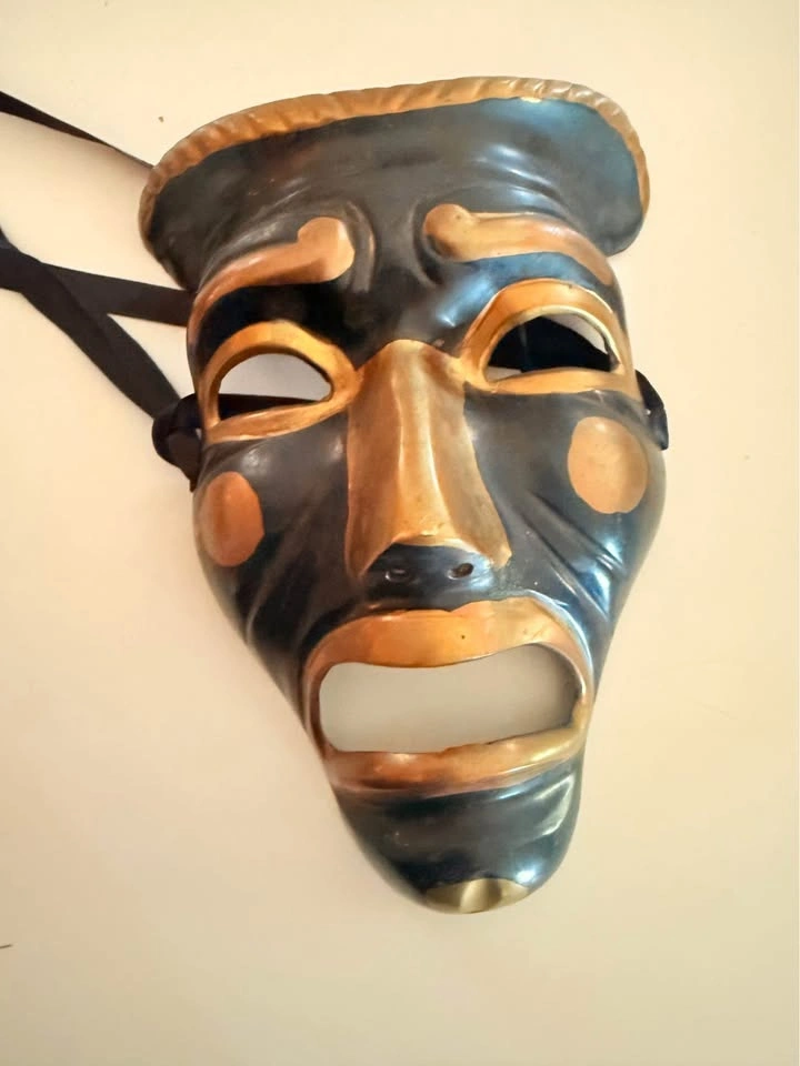 Vintage metal mask - photo 2