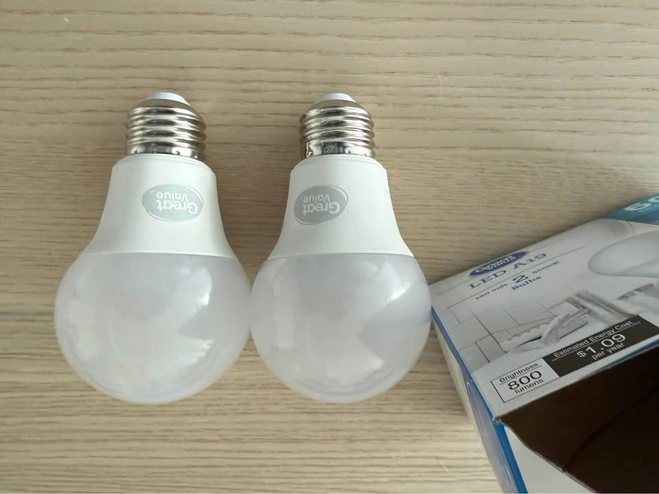 Great Value 60W A19 Daylight LED bulbs 2-pack - photo 2