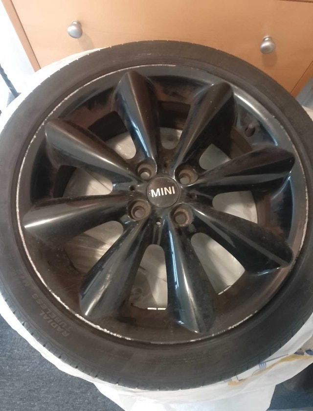 Four 17 inch OEM Mini Cooper Rims