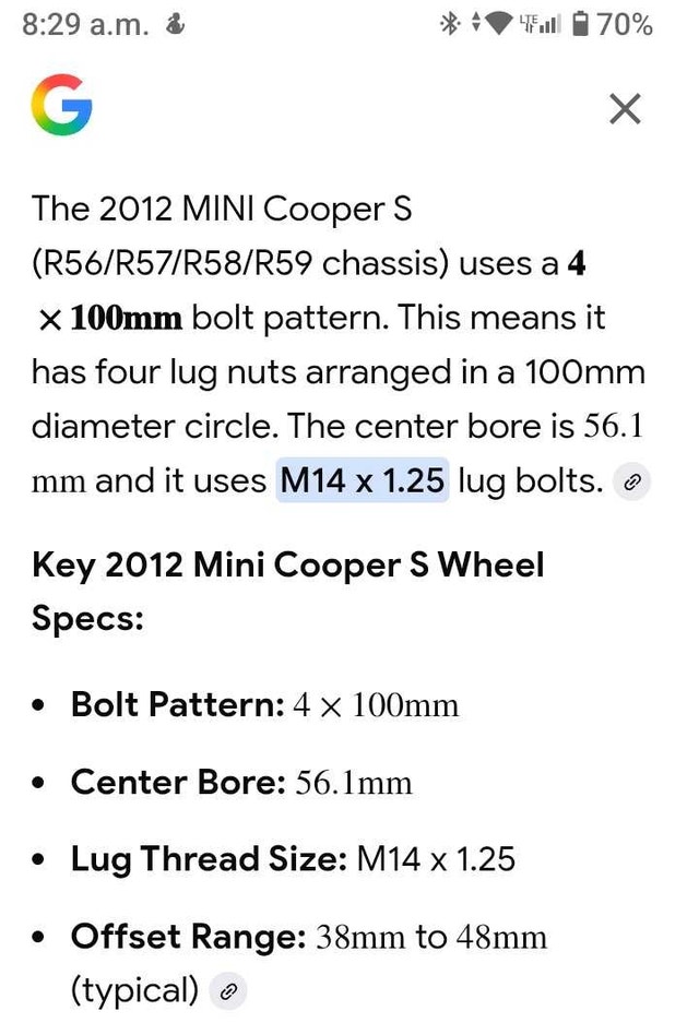 Four 17 inch OEM Mini Cooper Rims - photo 4