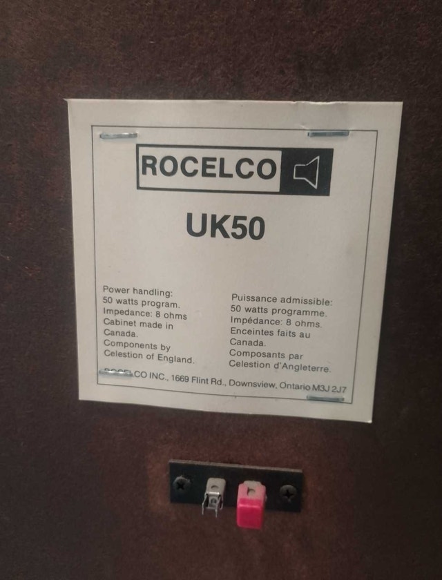 Rocelco speakers, $40 - photo 2