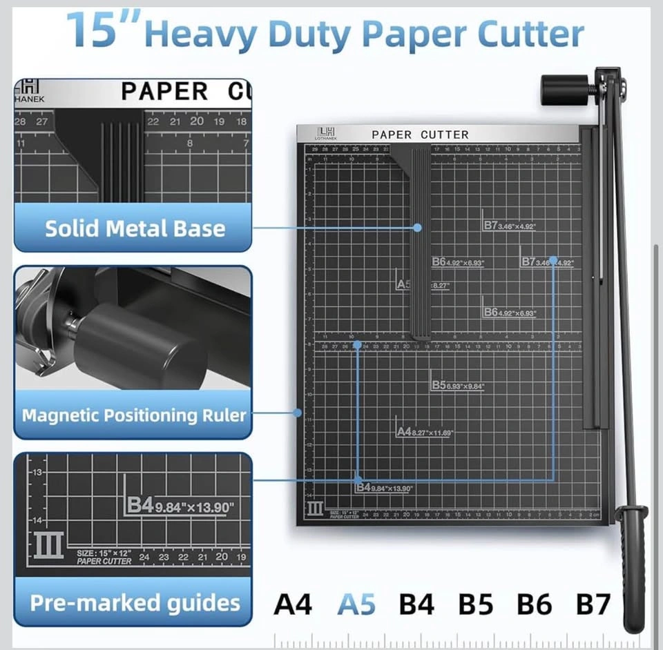 LOTHANEK 15 Inch Heavy Duty Paper Cutter - photo 4
