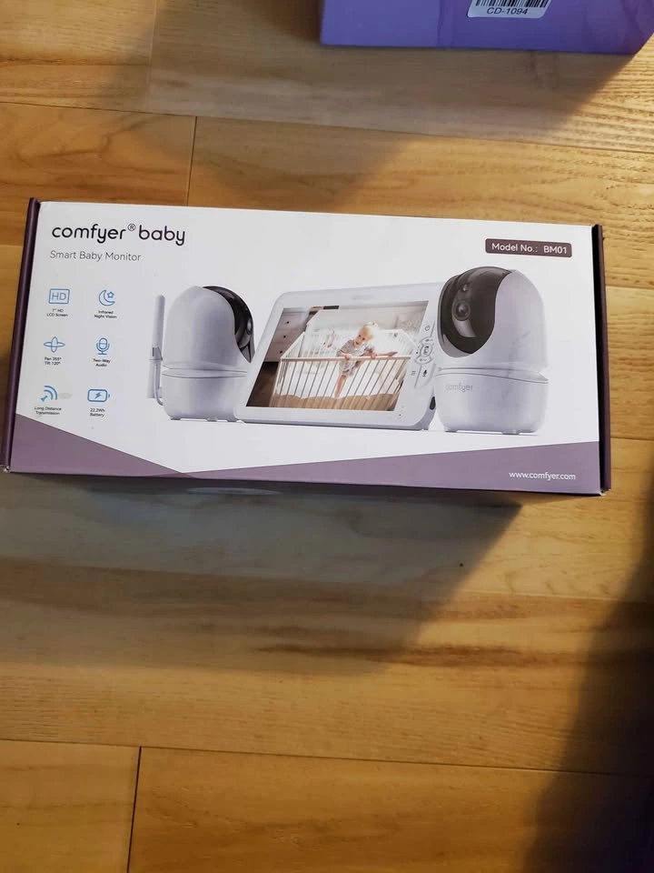 7" HD Split-Screen Baby Monitor with 2 Cameras - photo 2