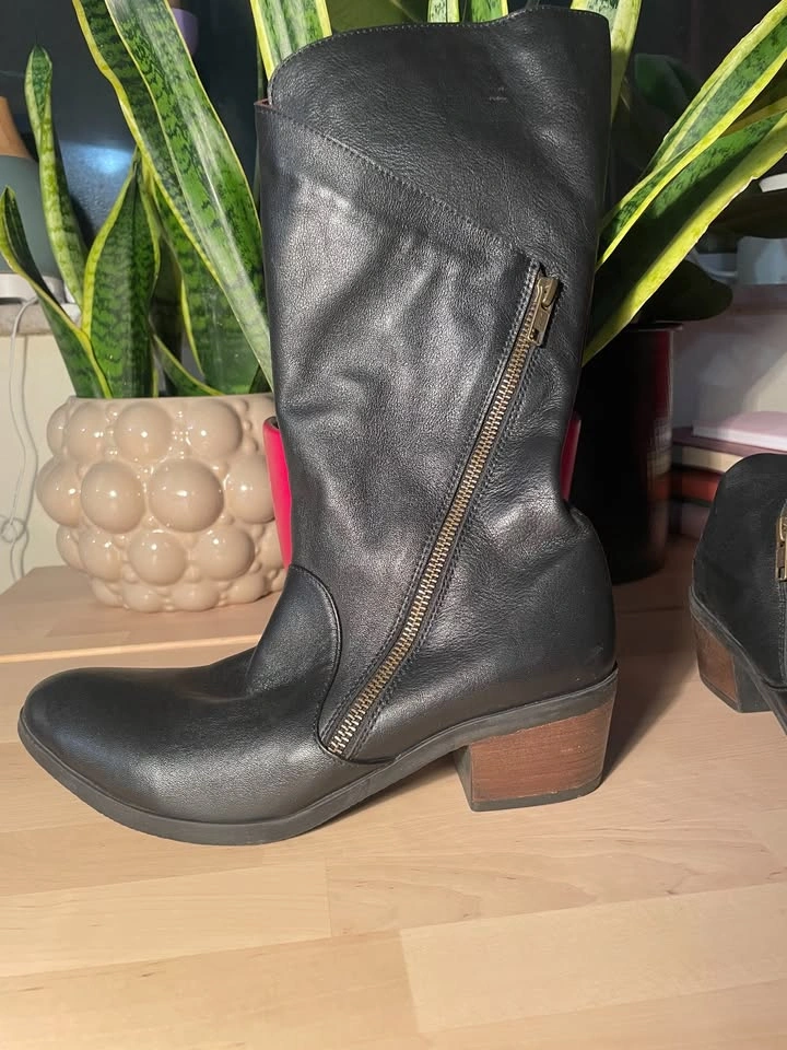 Leather BUENO CAMILLE BOOTS, Size 8/7.5, New - photo 2