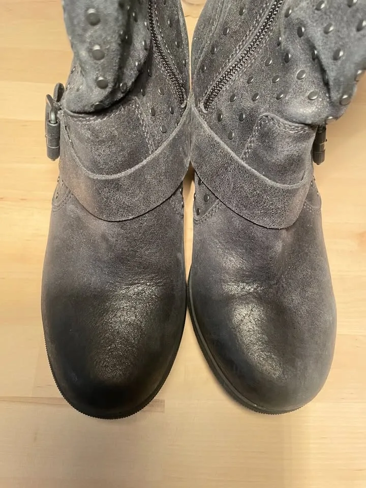 Sorel Joan of Arctic Wedge II Boot Stud Black Leather US 7.5 - photo 3