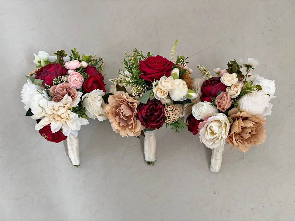 3 Bridesmaid Bouquets