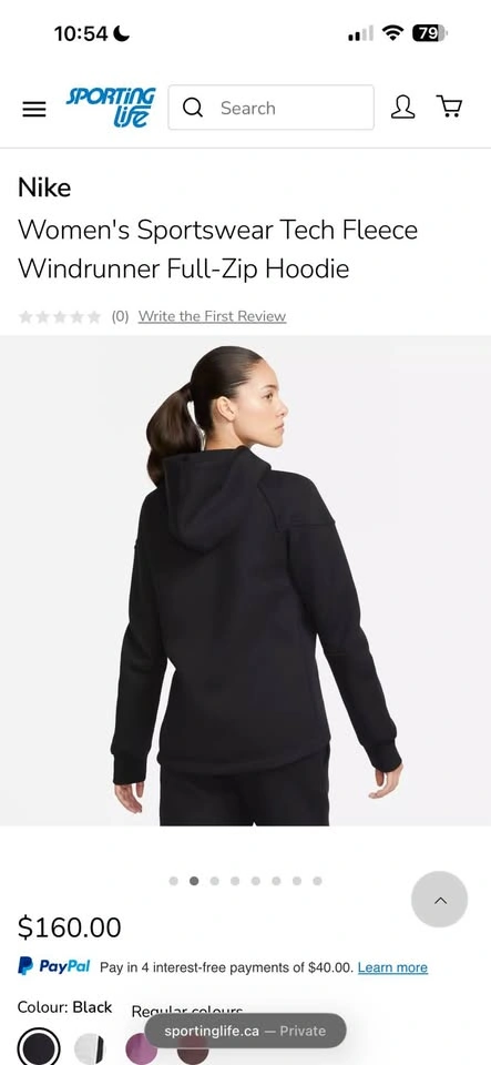Nike Tech Fleece Jacket – Black, Size S - photo 2