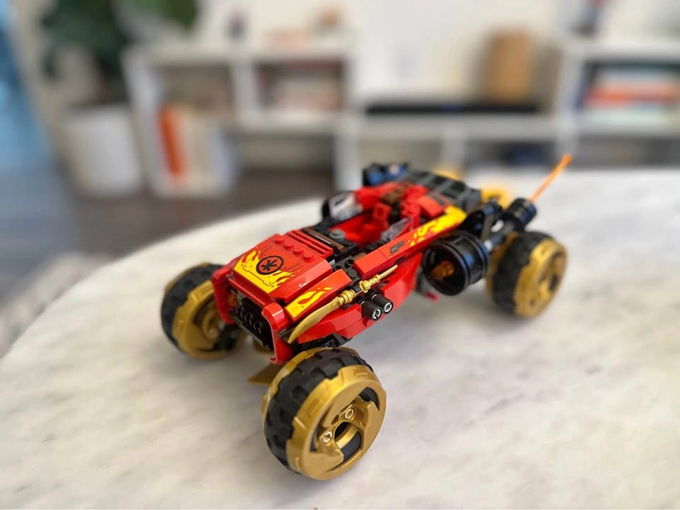 Home decor- Lego truck, Ceramic Storage skull