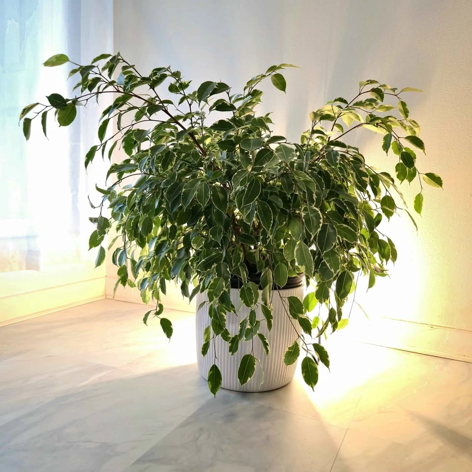 Ficus Benjamina in ceramic | 2.5' Real Indoor Plant
