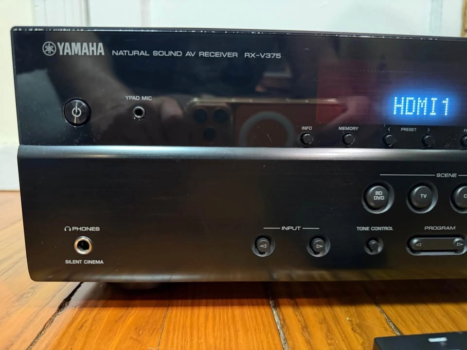Yamaha RX-V375 5.1 Ch Receiver Amp Stereo w/ Remote - photo 3