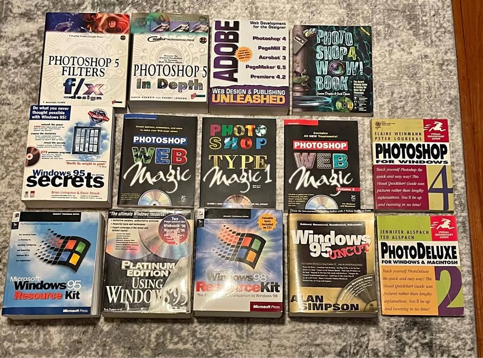Lot of Vintage Computer Books