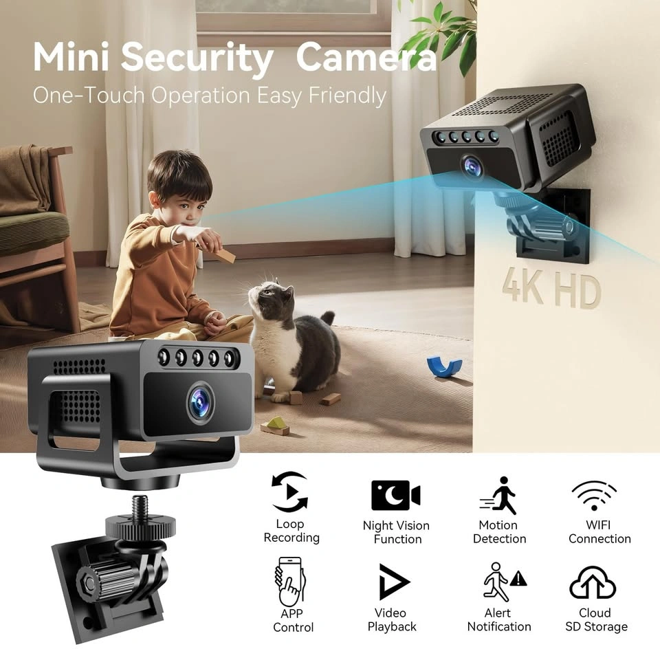 4K HD WiFi Security Camera Night Vision - photo 2