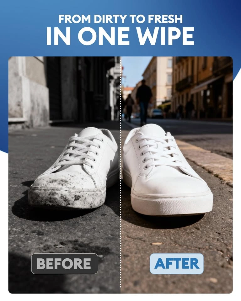 Jevvu Shoe Quick Wipes 35 Wipes Sneaker Cleaner - photo 3