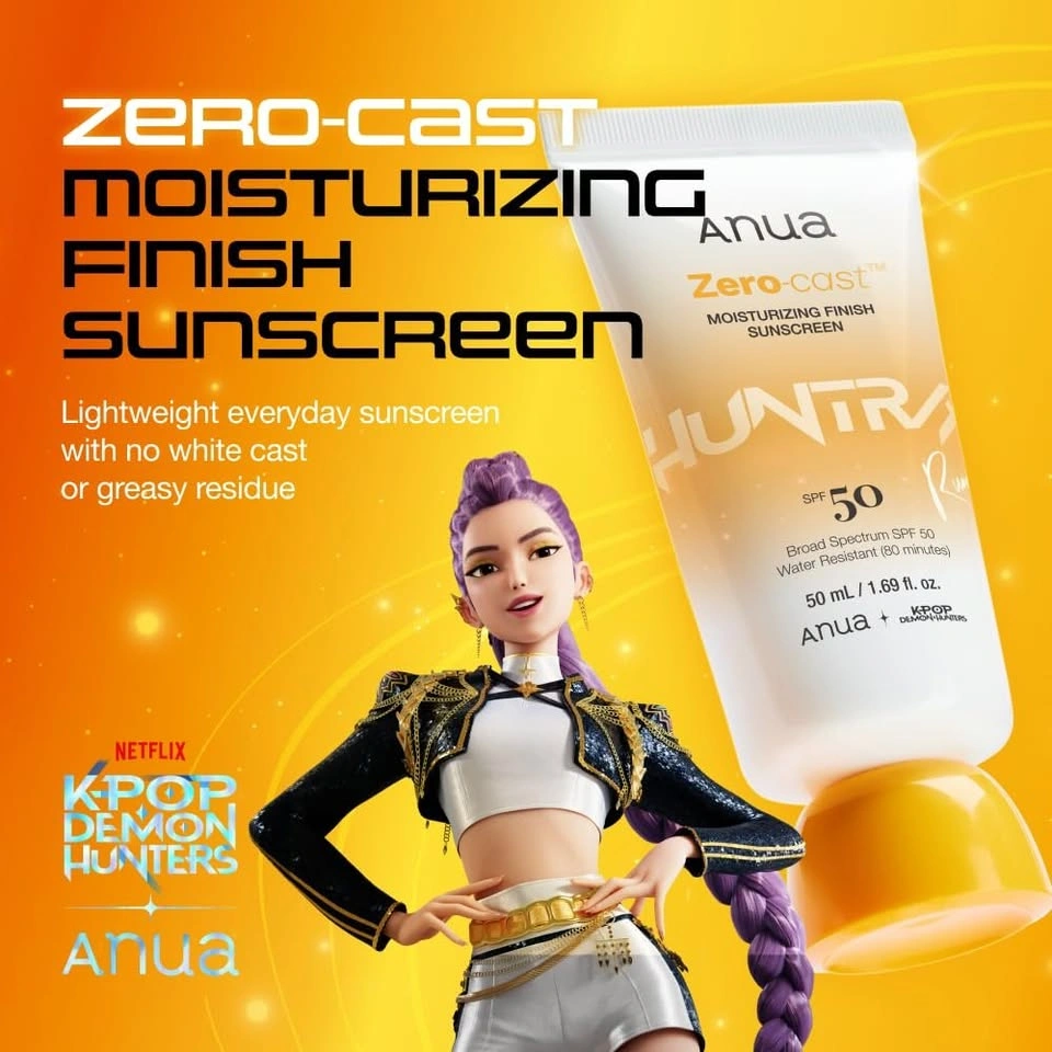 Anua Zero-Cast Moisturizing Finish Sunscreen SPF 50 - photo 2