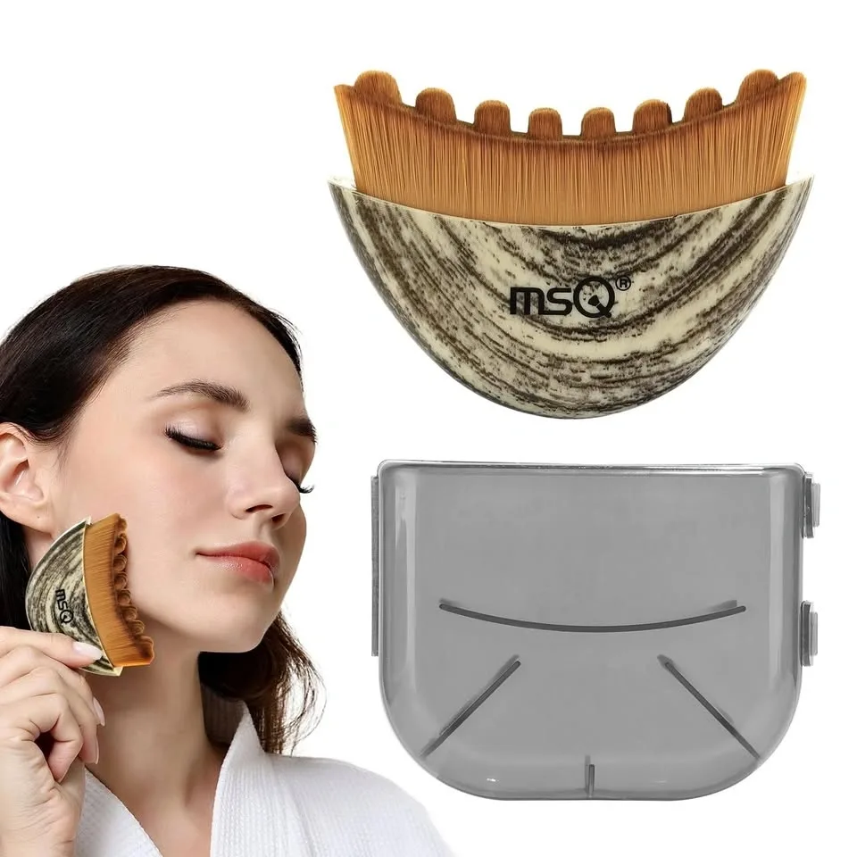 MSQ Facial Body Massage Brush Lymphatic Drainage Gua Sha Tool