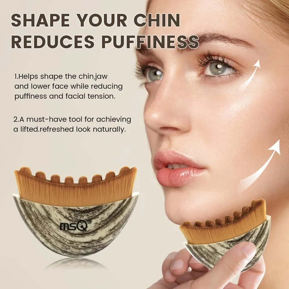 MSQ Facial Body Massage Brush Lymphatic Drainage Gua Sha Tool - photo 2