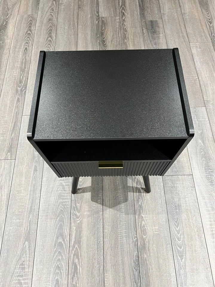 Modern bedside table with storage - photo 5
