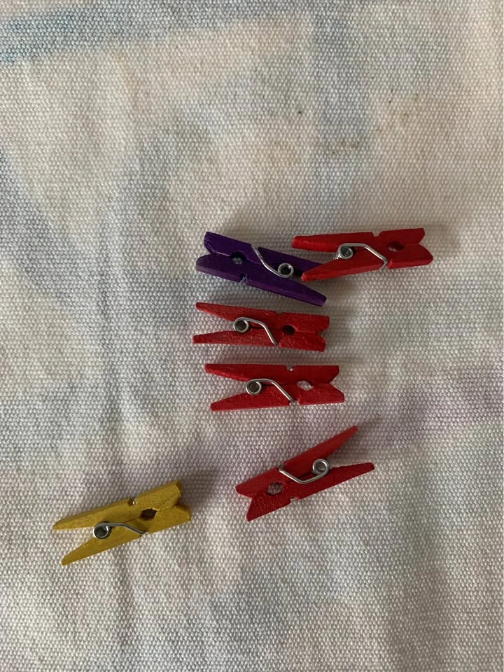 Jar of tiny clothespins - photo 5