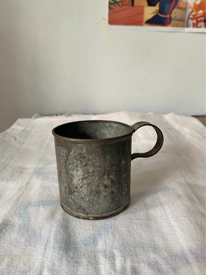 Small metal mug