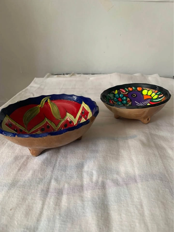Set of two terracotta bowls - photo 4