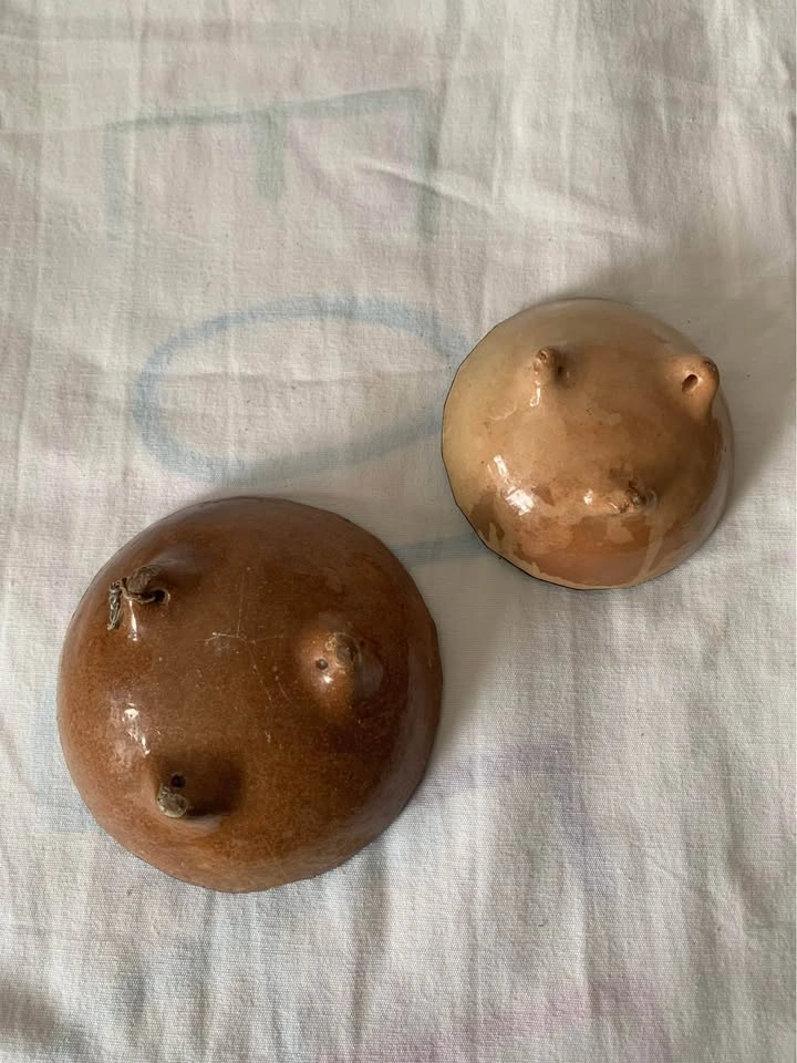 Set of two terracotta bowls - photo 5