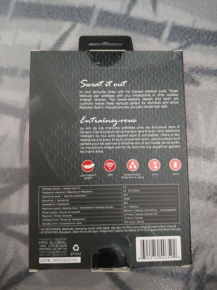 Escape Platinum Wireless Sport Earbuds - photo 3