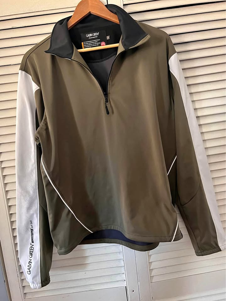 Gavin Green golf 1/4 zip windstopper