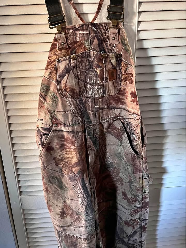Carhartt real tree overalls