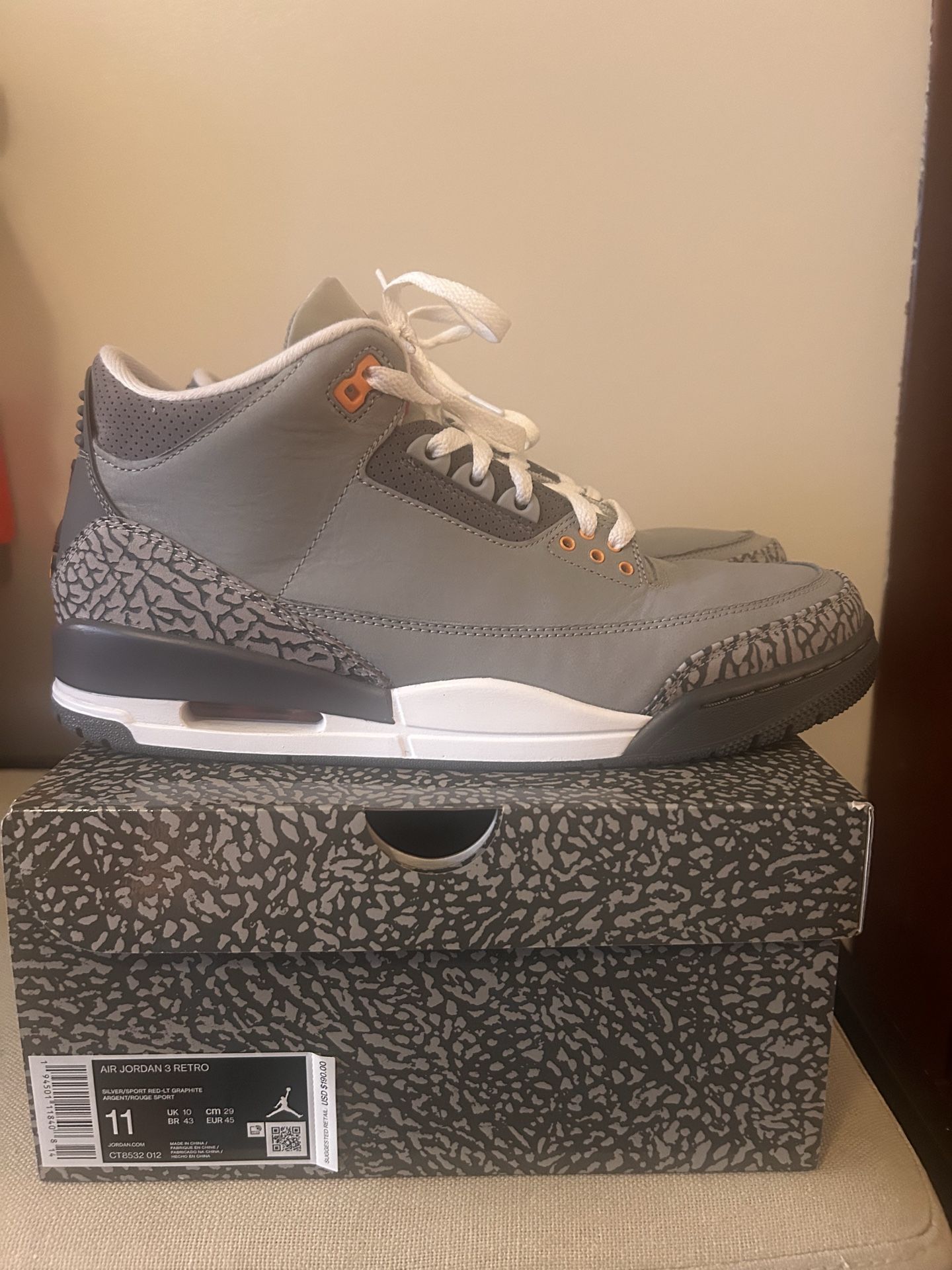 Air Jordan 3 Cool Grey