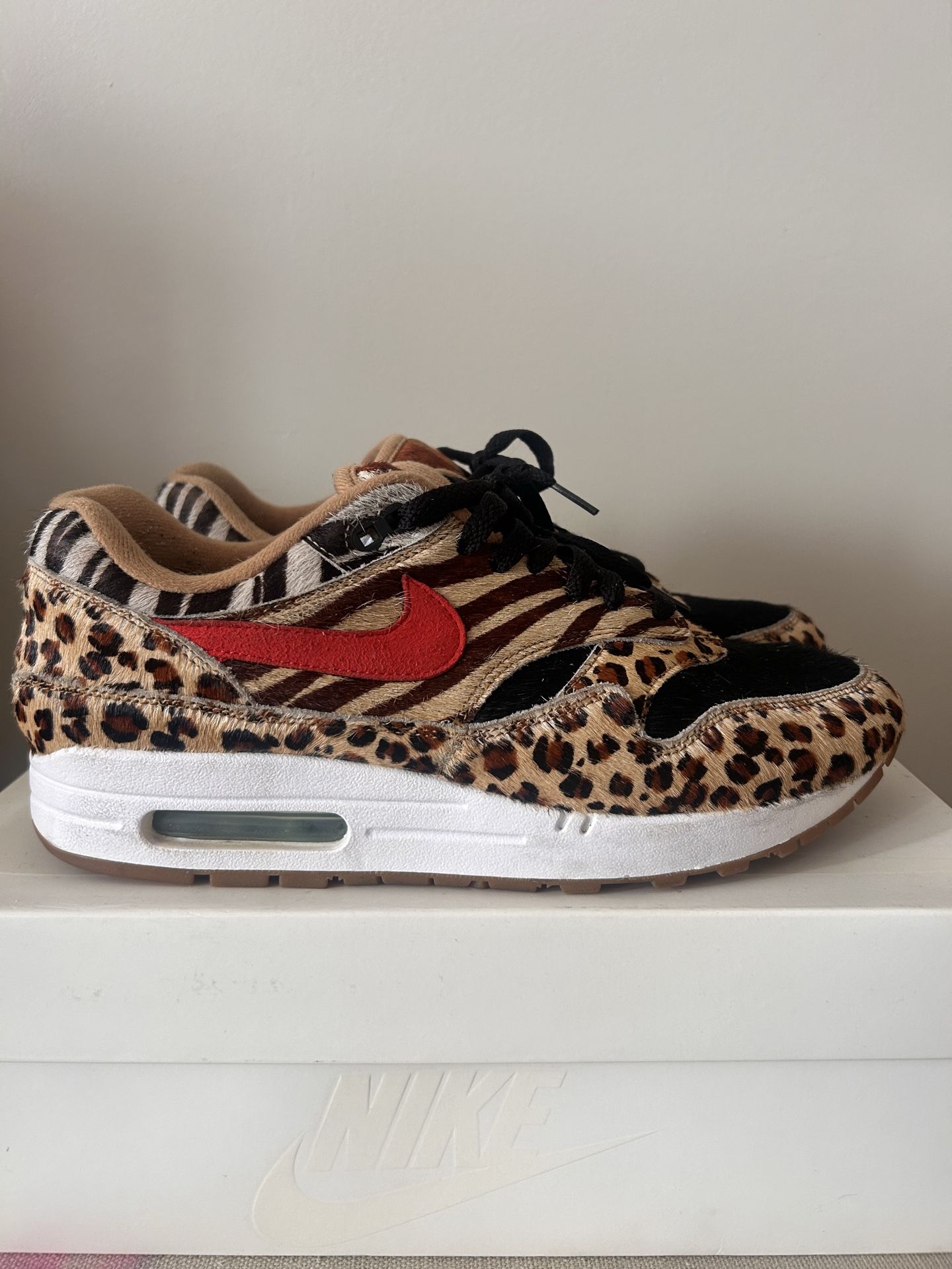 Nike Air Max 1 Atmos Animal Print Sz 9